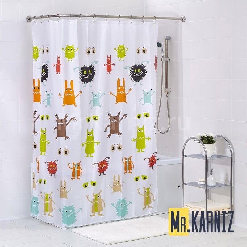 Штора для ванной Mad wood Штора для ванной Mad wood