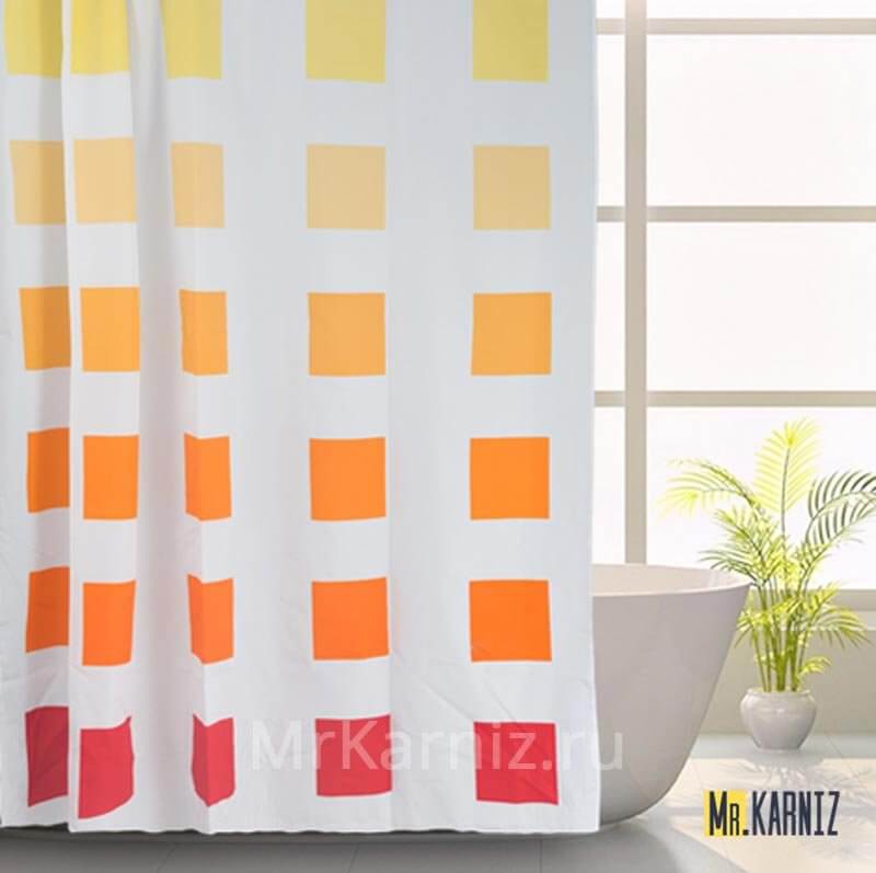 Штора для ванной TIME SQUARE Штора для ванной TIME SQUARE