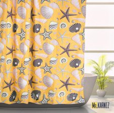 Штора для ванной SEABED SIGHT желтая